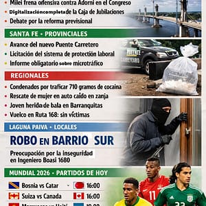 📰 Santa Fe y Región: jornada de definiciones y alerta comunitaria